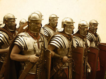 古ローマ時代兵士写真